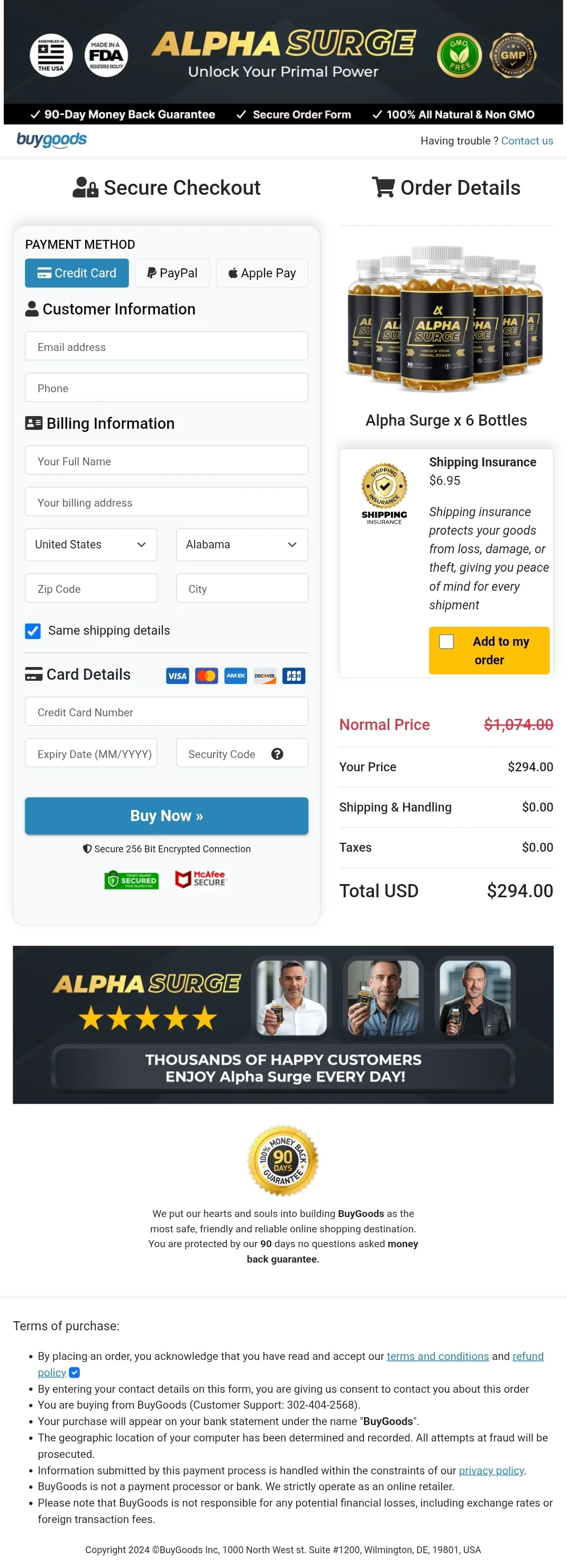 Alphasure Form Alpha Surge™ - Official Website - Get $780 OFF Today Only!